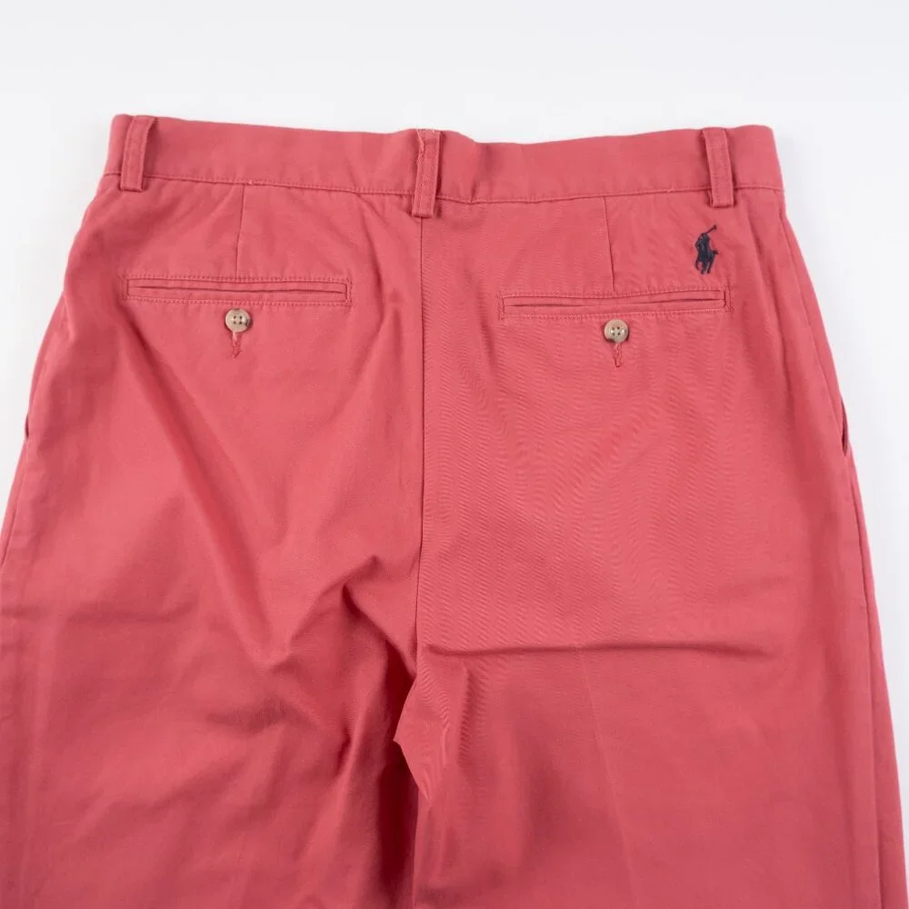 POLO by Ralph Lauren Suffield Pant red cotton chino pants size 32x30